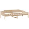 Solid Wood Bed Frame Without Mattress 90x190 Cm Pine Wood