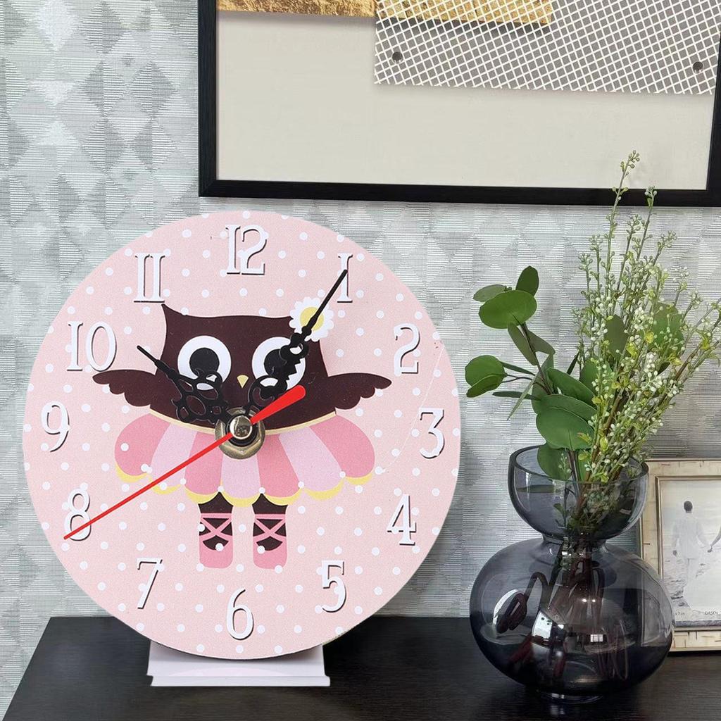 Fashion 12cm Vintage Timer Shabby Chic Antique Home Wooden Rustic Kitchen Wall Clock Silent Non-Ticking Wooden Wall Clocks