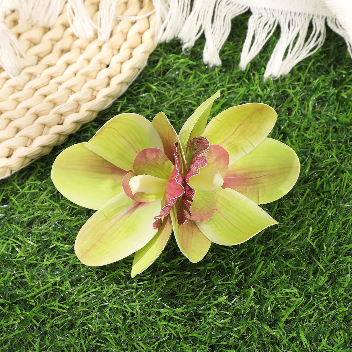 

AWAYTR Красочная заколка для волос в виде цветка цимбидиума и утиного клюва, цветочные заколки для волос, головной убор на День святого Валентина, аксессуары для волос для девочек, фестивальный подарок