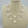 High Quality LONG PEARL NECKLACE ,100% NATURAL FRESHWATER PEARL for Woman, 90 cm ,sweater Necklace