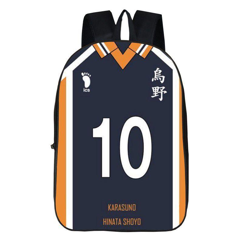 Karasuno Haikyuu Anime High School Backpack Shoulder Bag Travel Book Rucksacks