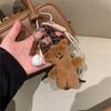 Han Dou Little Bear Pendant – Cute Cartoon Climbing Rope Plush Keychain Charm