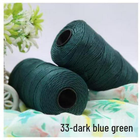 Ice Silk Three-Strand Yarn for Crochet Bags, Hats, Seat Cushions, Bottle Sleeves, and Slippers