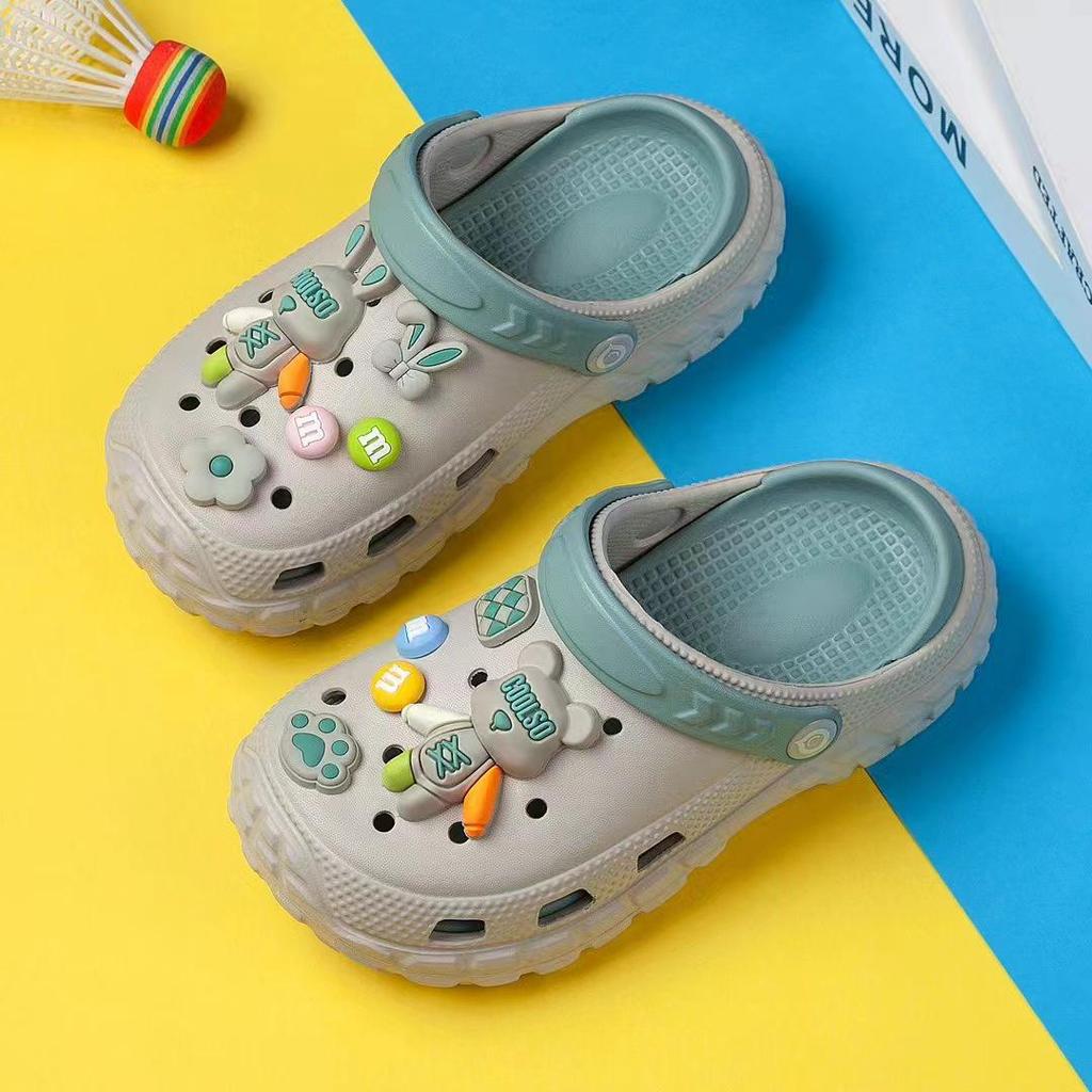 Kids' Crocs Non-Slip Summer Sandals - Boys' & Girls' Outdoor Beach Shoes