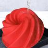 2 Pack Silicone Bundt Cake Pan, Fluted Pound Jello Baking Molds, 9.5'' Non-stick Round Tube Cake Pan Mold For Jello, Buntcake, Gelatin, Bread, Birthda
