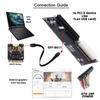 Chenyang Oculink to Host Adapter for Win Max2 External Graphics Cards SSDs SFF-8612 - PCI-E 3.0/4.0 M.2 M-Key SFF-8611 eGPU/GPD &