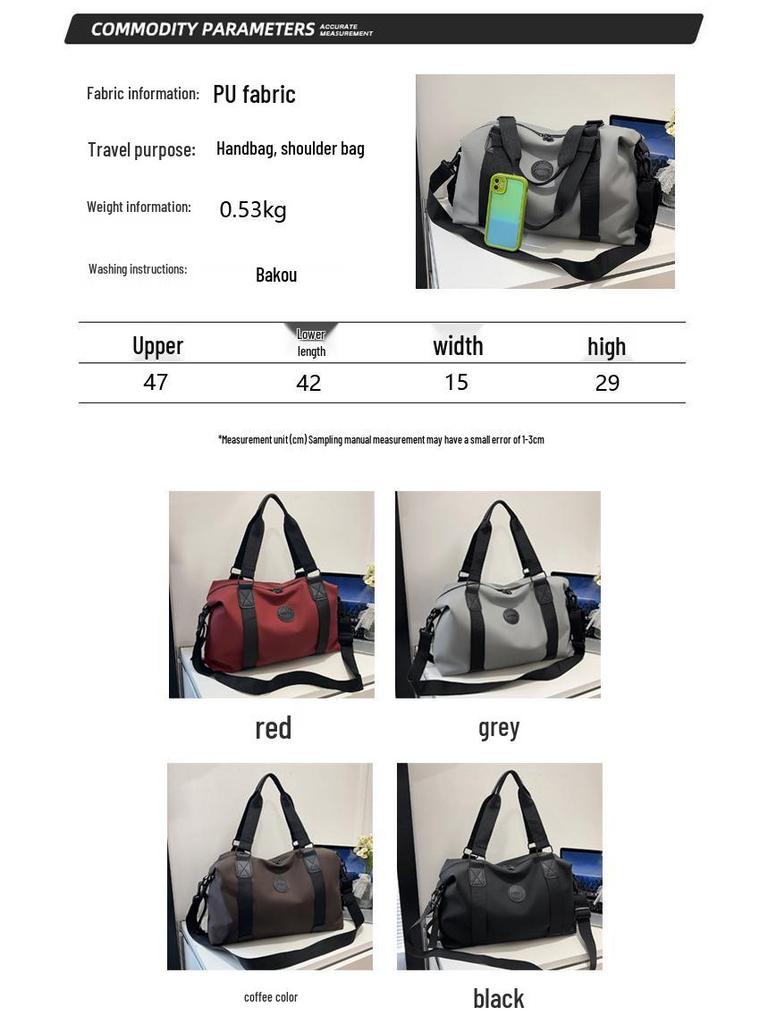 Unisex Large Capacity Waterproof Travel and Gym Bag