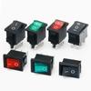 10 PCS KCD1 3Pin Boat Car Rocker Switch 10A 125V AC Red Yellow Green Button for Power - On In Boat and Car Electrical Systems Pushbutton Switches 3