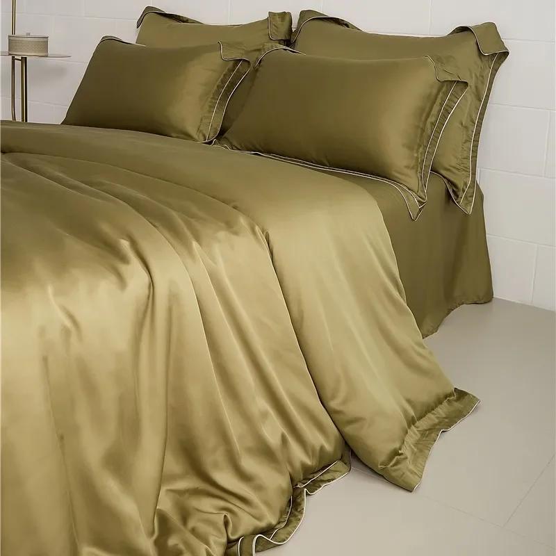 Svetanya Egyptian Cotton Sheets Pillowcase Duvet Cover Bedding Sets Twin Full Queen King Size Bed Linens Solid Color