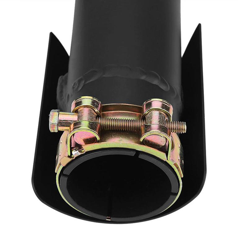 Dual Outlet Motorcycle Exhaust Muffler Tail Pipe Slip On 51Mm Universal