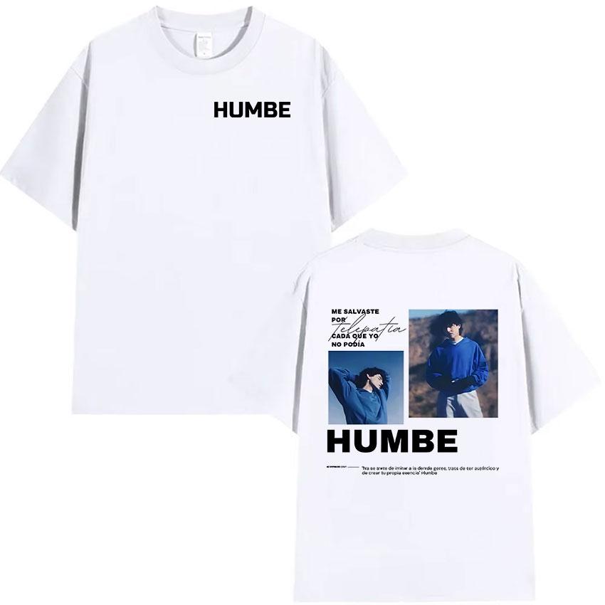 Singer Humbe Dueno Del Cielo Tour 2026 Graphic TShirt Mens Hip Hop Pop Fans Fashion Oversized Cotton T Shirt Gothic Streetwear