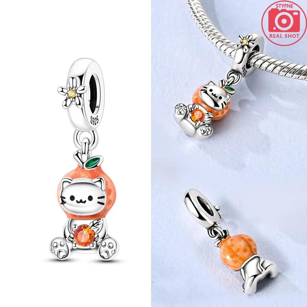 Birthday Bear Beads Copper Colors Charm Beads Fit Original Charms Bracelet Beads For Women Jewelry Making Gifts