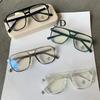 Fashion Anti-blue Light Glasses Men Women Transparent Computer Glasses Frame Retro Eyeglass Frame Flat Glasses Square Eyeglasse