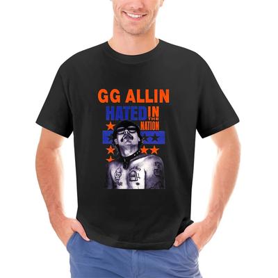 T Shirt GG Allin Bite It You Scum Hated In The Nation Punk Rock Hardcore Retro Vintage (2)