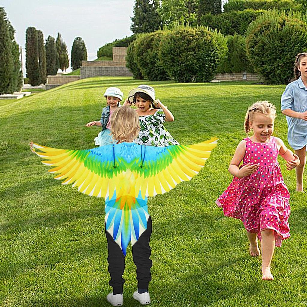 Parrot Wings Costume Role Play Costume Bird-Costume For Kids Boys For Daily Dress Up School Performances Masquerade