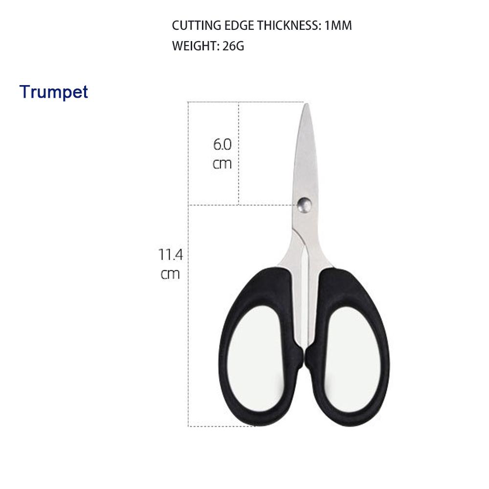 Stainless Steel Student Scissors Office Stationery Scissors Scratch-proof Children Make Small Scissors