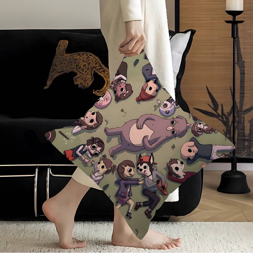 H-Hilda Cartoon Girl Pillowcase Toon Gift Cushion Cover Bedroom Home Sofa Chair Seat Decor Pillow Case