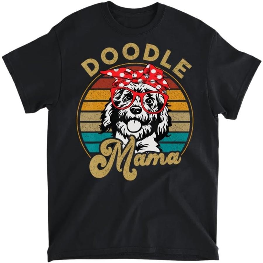 Golden-Doodle-Shirt Doodle Mama Mom Women Mother s Day T-Shirt, Long Sleeve Shirt, Sweatshirt, Hoodie Unisex Adult Size XXXXXL чёрный