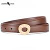 Simple Buckle Thin Belt for Ladies, Fashionable and Versatile Coat and Skirt Decorative Belt