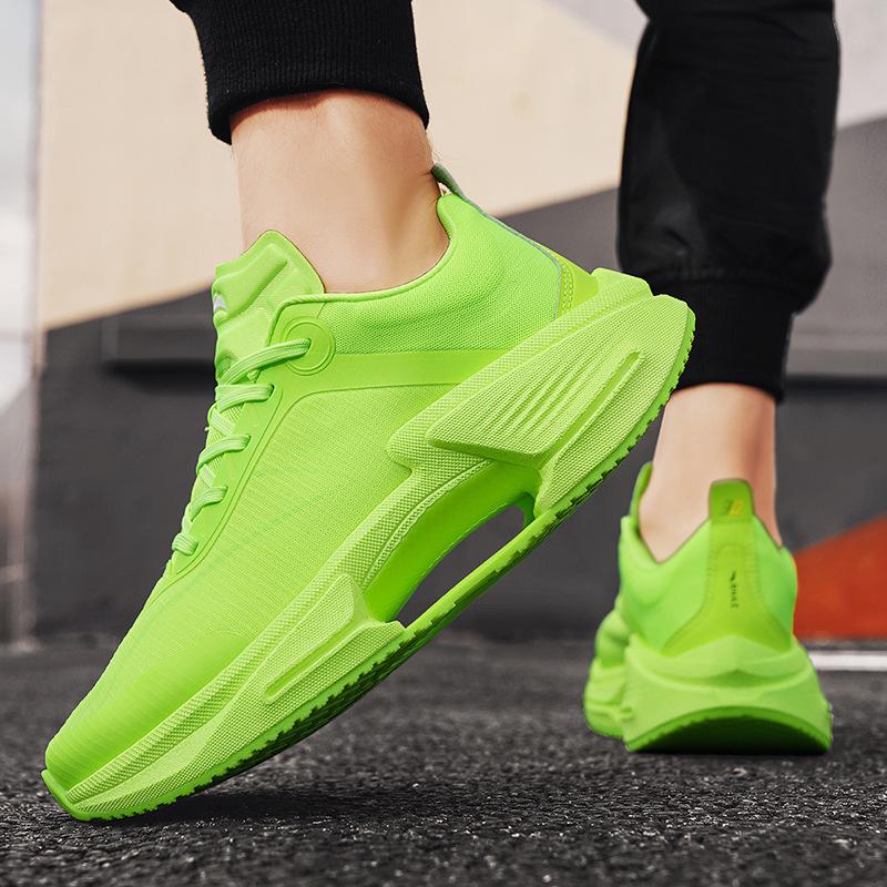 Jueying 3 Running Shoes Men's Real Popcorn Children's Carbon Board Running Shoes Super Lightweight Shock Absorption Rebound Sports Shoes Women's Shoes