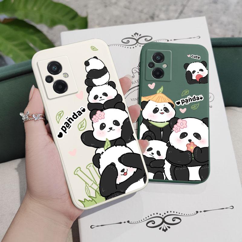 Panda House Phone Case For Xiaomi Poco F7 X7 X6 M5 M5S F5 X5 F4 X4 M4 F3 M3 X3 F2 Pro X2 4G 5G GT NFC Silicone Cover