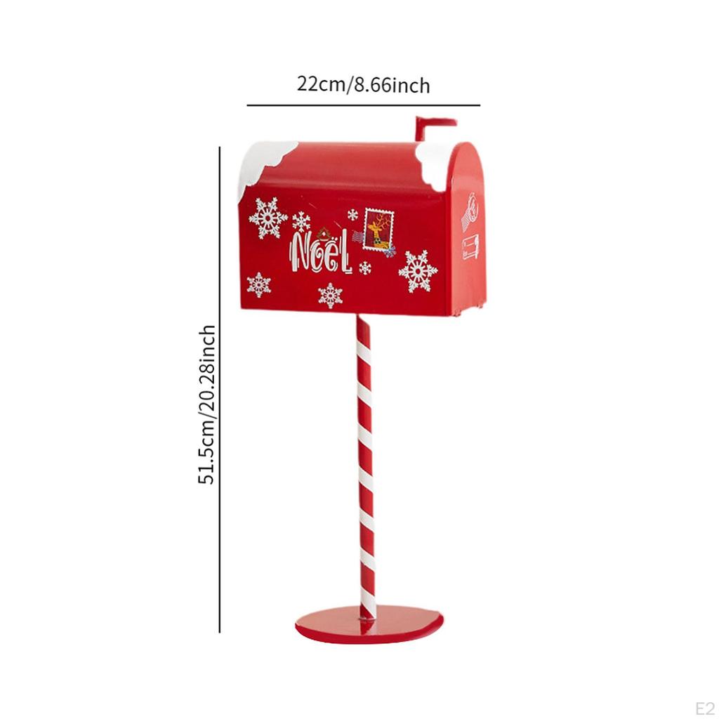 Christmas Mailbox Decoration Santa Farmhouse Decor Mail Box Letter