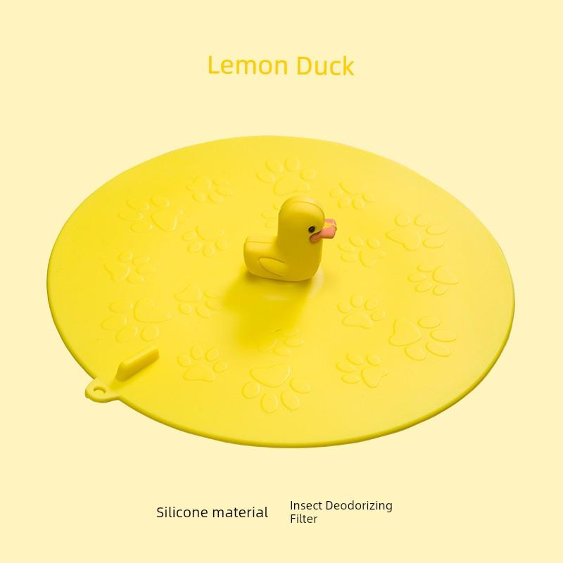 Floor Drain Device Bathroom Plug Insect-Proof Cover Anti-Odor Silicone Pad Sewer Sealing Anti-Odor Artifact