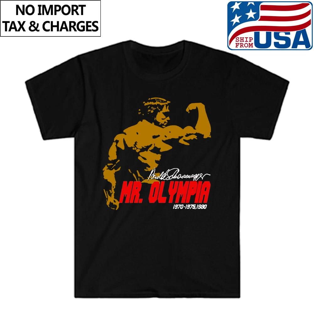 Arnold Schwarzenegger Mr. Olimpia Men s Black Size S to 5XL 4XL