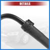 Coolant Radiator Reservoir Tank Overflow Hose Fit for Ford Fiesta S SE 1.6L 2011-2019 No.8V2Z-8B081-B/8V2Z-8B081-A - Pack of 1 Auto Accessories