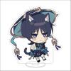 10CM Anime Genshin Impact  Figure Stand Model  Amamiya Wanderer Cute Desk Decor Standing Sign Gifts