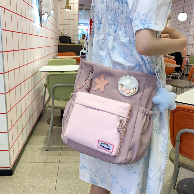 Сумка через плечо женская сумка большой вместимости сумка для школьников сумка — фото 17