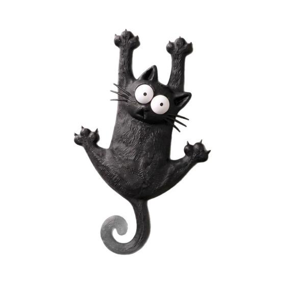 1/2/3Pcs Black Cat Refrigerator Magnet Cartoon Kitten Fridge Magnet Home Kitchen Cabinet Locker Decoration Cat Lover Gift