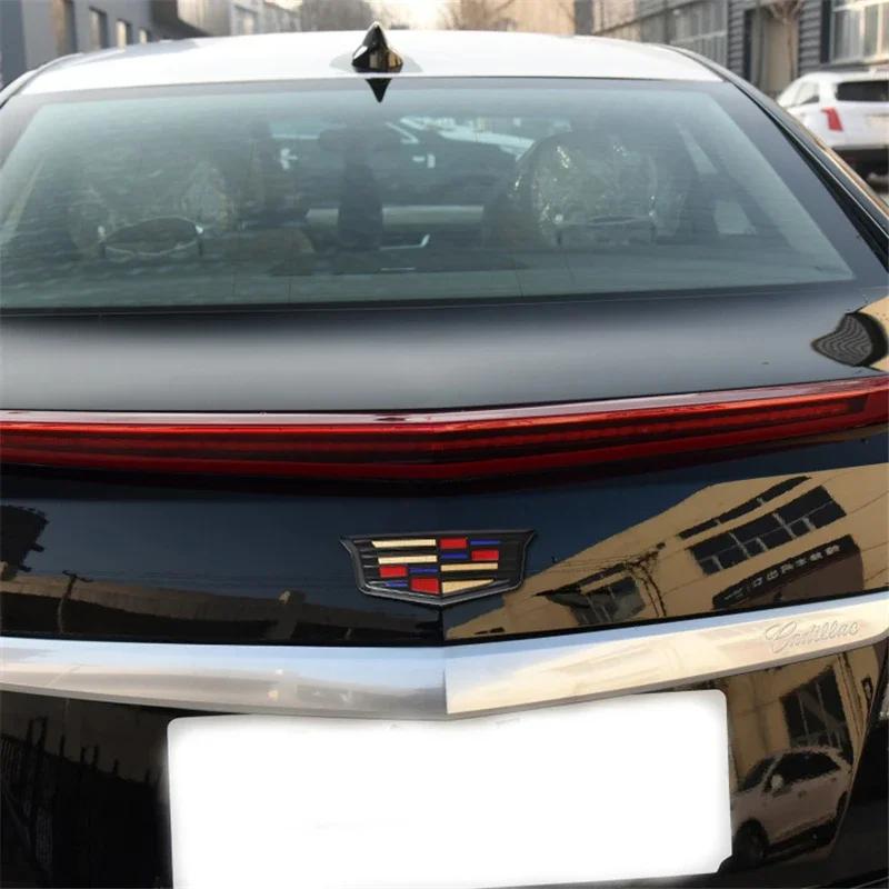 AABHT1 Griglia Anteriore in ABS Emblema Portellone Adesivo per Cadillac XTS XT5 XT6 ATSL SRX CT4 CT5 CT6 Escalade Decorazione Esterna Auto