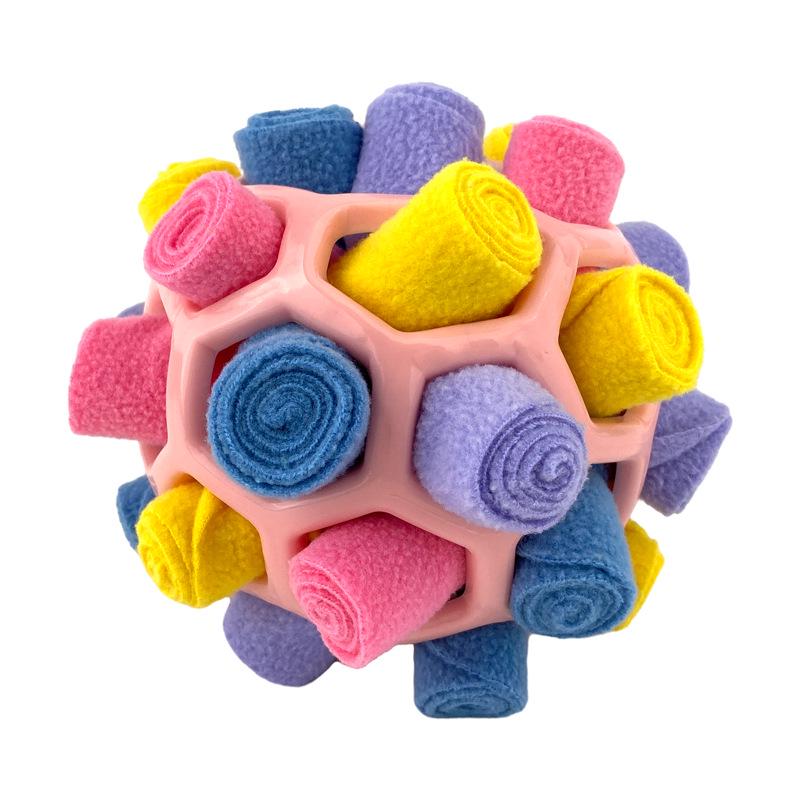 Interactive Dog Puzzle Ball: Sniffing, Teething, Energy-Boosting Olfactory Training Toy