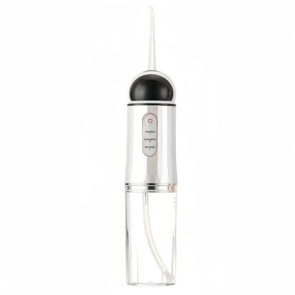 Tragbarer 3-Modus-Wasserstrahl-Zahnreiniger USB-wiederaufladbar Kabelloser Mundduscher Elektrischer Dental-Jet-Irrigator für Reisen