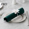 Serviettenring 6 Stück Weiße Lotusringe, Chiffonblumen Metallhalter, Weicher Stoff Perlen-Dinnerringe für Hochzeit Junggesellinnenabschied Tisch