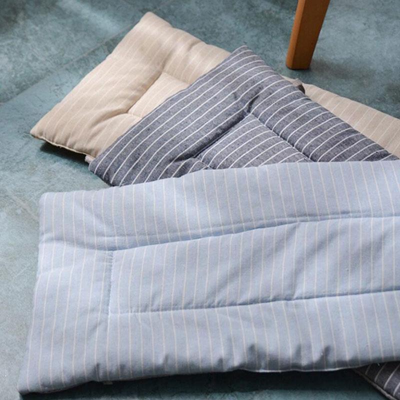 Liegestuhl Weiches Rückenkissen Japanischer Stil Streifen Tatami Liegestuhl Bankkissen Gartenstuhl Kissen Lange Rutschfeste Verdickte Matte
