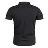Summer New Men's Short-sleeved Polo Shirt Icon Stitched Casual Lapel Short-sleeved T-shirt