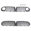 Car Exterior Left Right Front Bumper Grilles Foglight Lower Grilles Lamp Frame Cover for 1C0807683A 1C0807684A 2006-2010