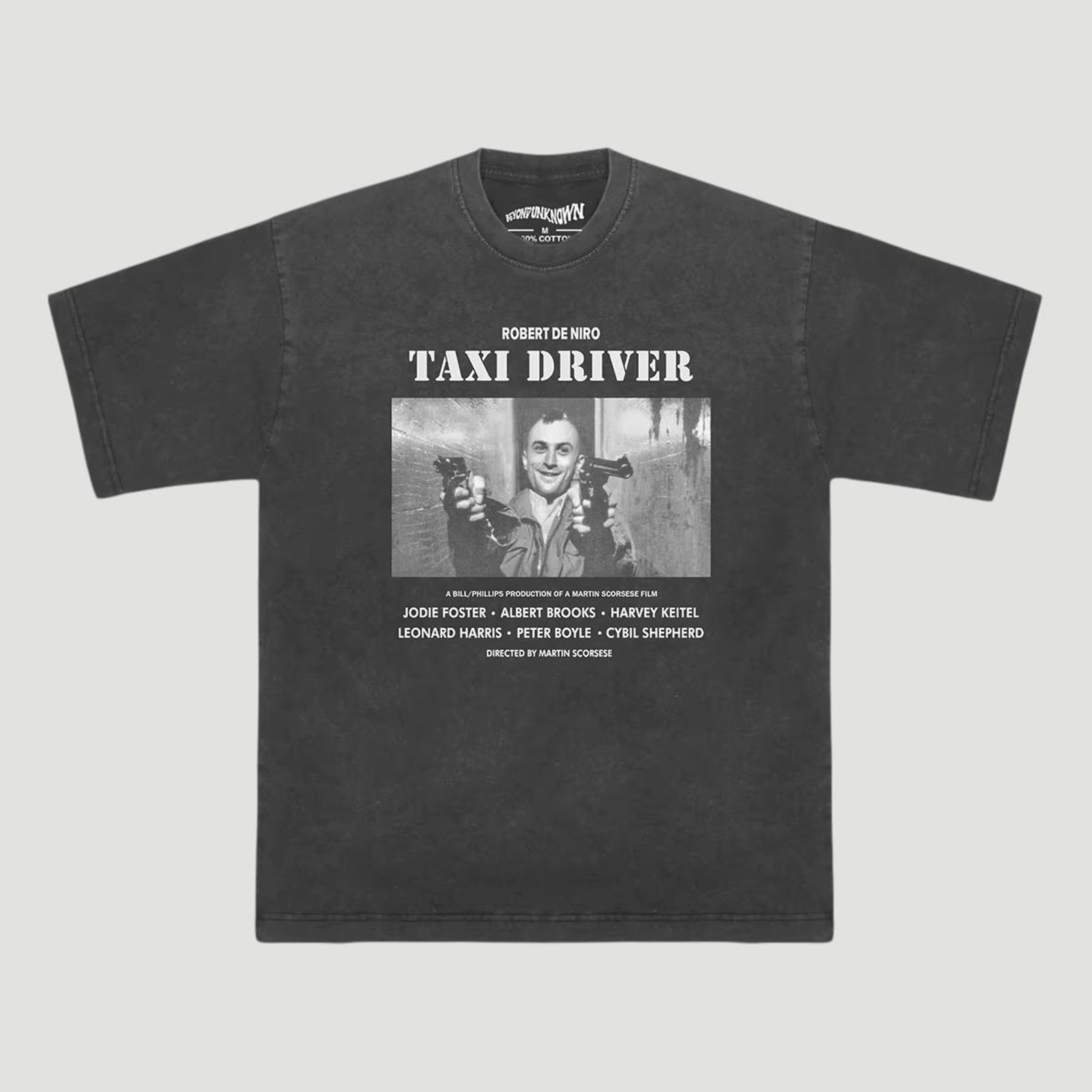 Taxi Driver T-Shirt, Martin Scorsese Movie Tee, Classic Cult Film Graphic Shirt, Vintage 70s Cinema Unisex De Niro Movie Tee 3XL