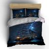 Sailing ship and stars. Bedding sets Duvet cover sets Duvet covers Pillowcases(1 * Duvet Cover 2 * Pillowcases without duvet insert)