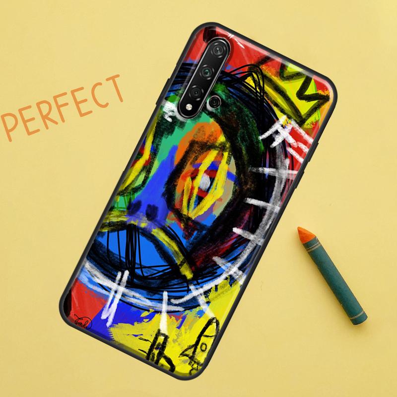 Graffiti For Huawei Nova 10 9 SE 11 Pro 12i 11i 8i Y60 Y70 Y90 Y61 Y91 Y72 Y73 P20 P40 P30 Lite Case