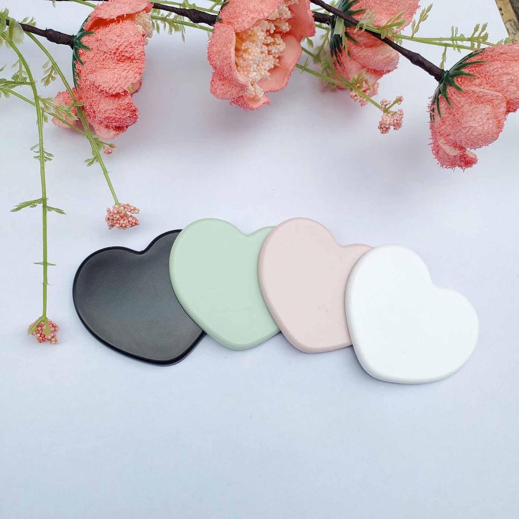 Heart Shaped Travel Makeup Mirror, Handheld Portable Vanity Mirror for Women & Teens, Compact Purse Mirror for Bathroom Bedroom