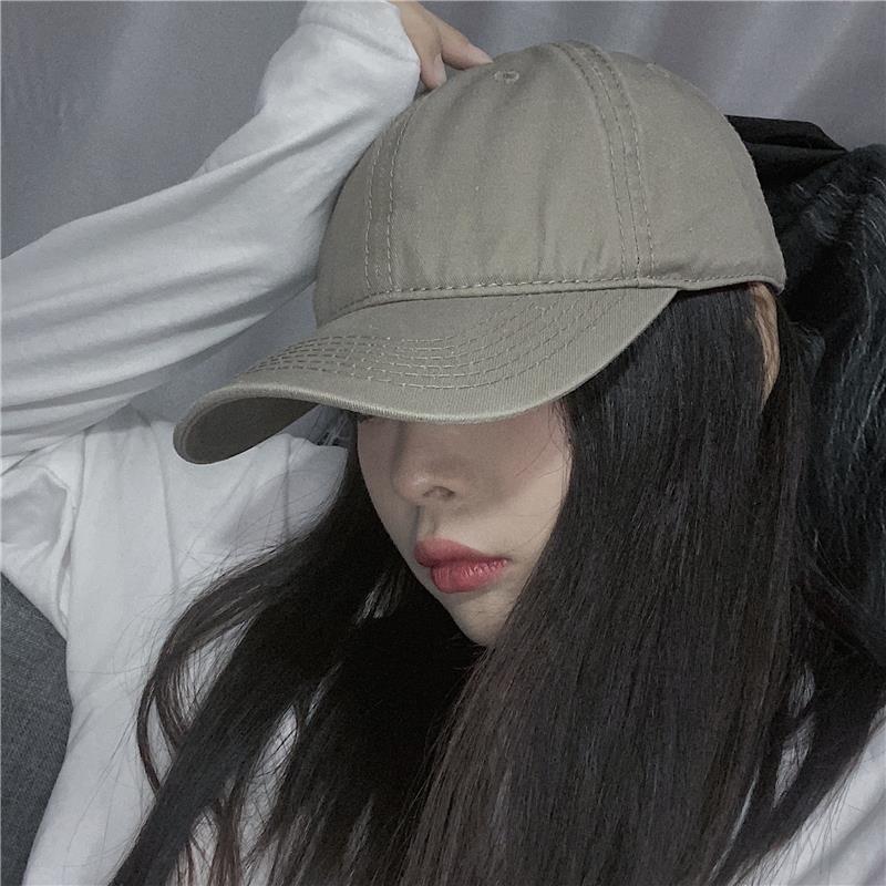 

Регулируемая однотонная бейсбольная кепка из стираного хлопка для женщин и мужчин, кепка унисекс для пар, модная шапка, кепка Snapback, высокое качество 56-58cm хаки