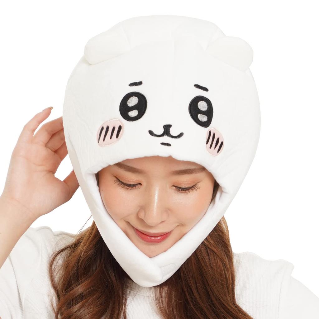SAZAC Fleece Kigurumi One Size Fits All Cap, Chiikawa, Adult, [Chiikawa]