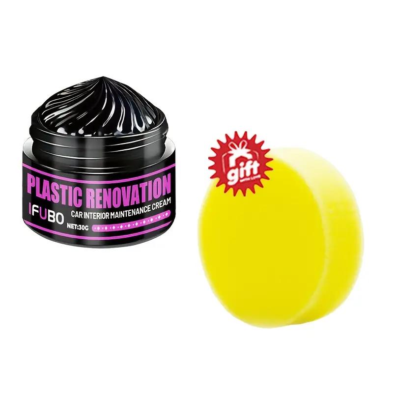 Plastic Repair Paste, Dashboard Scratch Repair, Antioxidant Whitening, Car Interior and Exterior Maintenance, Crystal Clear Coat