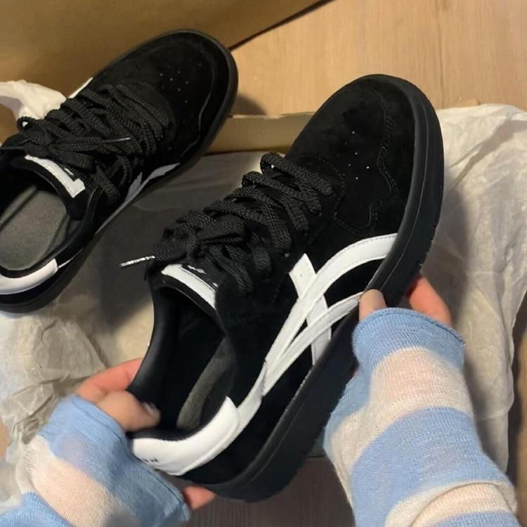 thick-soled German training shoes women's autumn sports and leisure Forrest Gump shoes retro breathable student board shoes breathable increase