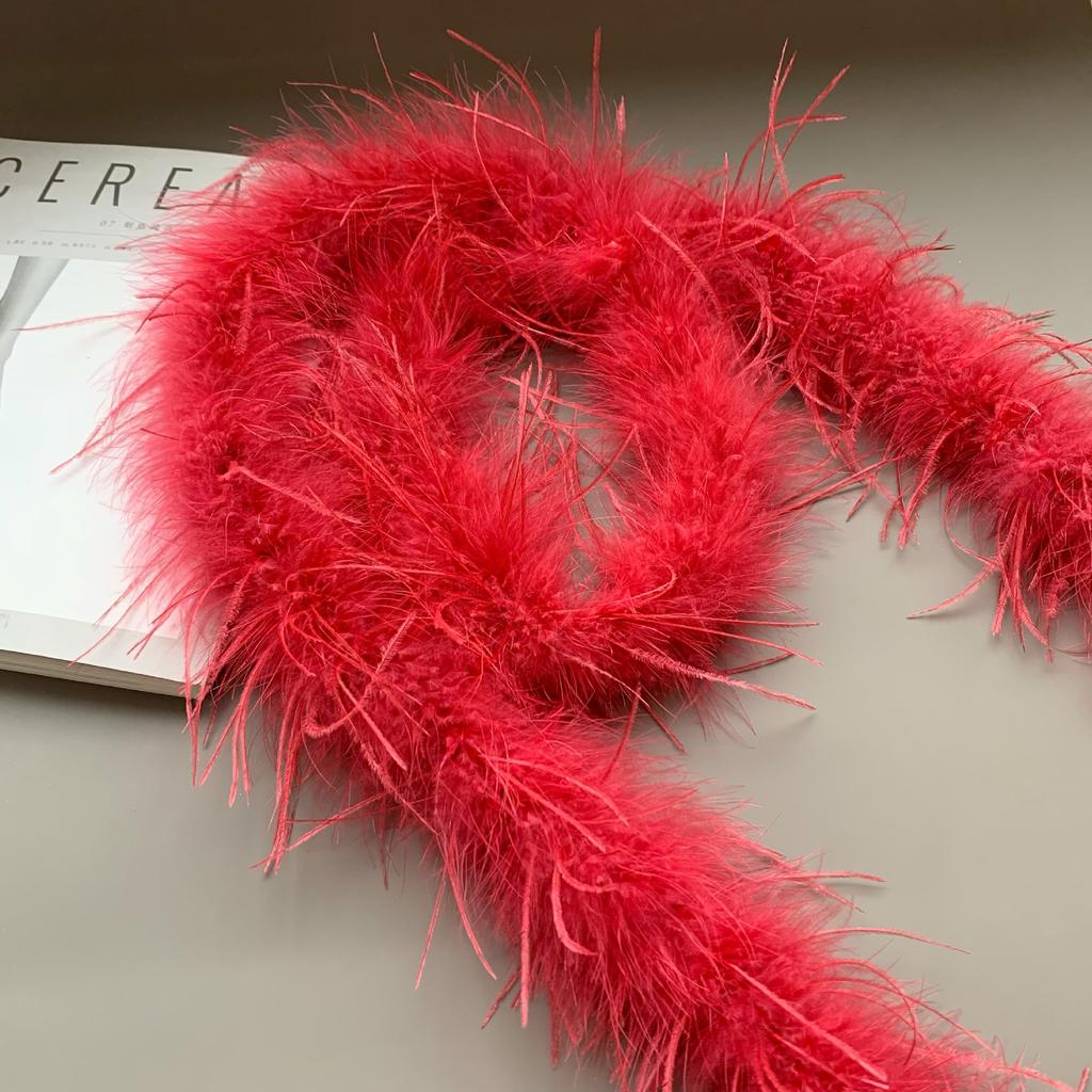 Colored Feather Strips, Ostrich Hair, Top Strips, Dance Costumes DIY Decorative Materials, Clothing Accessories