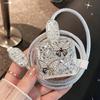 The new butterfly Epoxy glitter model is suitable for Apple 15promax charger protective case, silicone protective case is fashionable