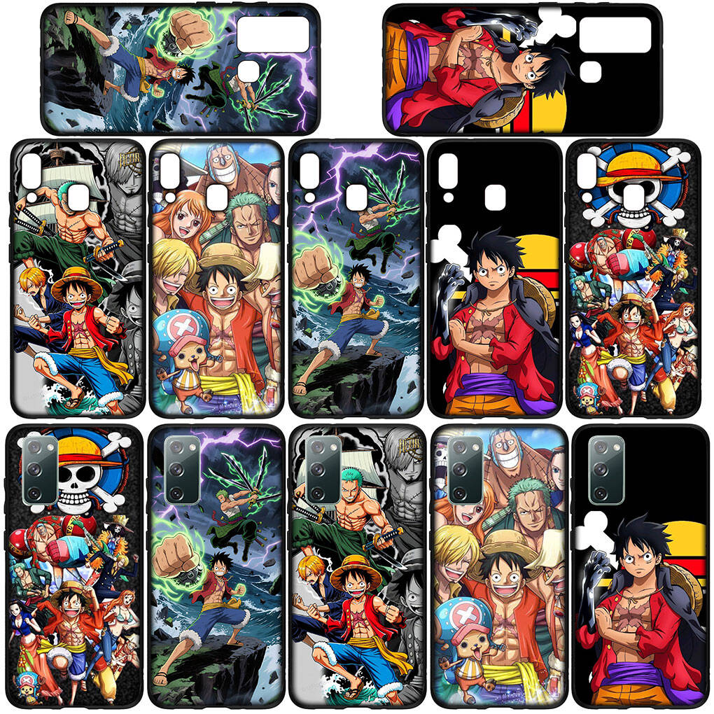 Phone Case for iPhone 17 15 16 Plus Redmi Note 14 12 11 13 Pro Max Huawei P30 P20 Lite OPPO A60 A40 A80 A54 Comics One Pieces Roronoa Zoro Luffy Cover